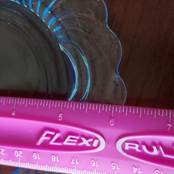 💙Cambridge ice Moonlight Blue Caprice bowl underplate art deco mayonnaise bowl - Picture 16 of 17